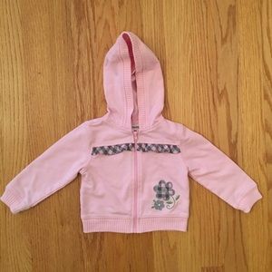 Cute pink infant hoodie